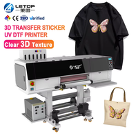 LETOP 70CM 3D Transfer Roll to Roll UV DTF Printer Label Printing Roll Sticker Uvdtf Mesin Cetak UV Mini Printer Label