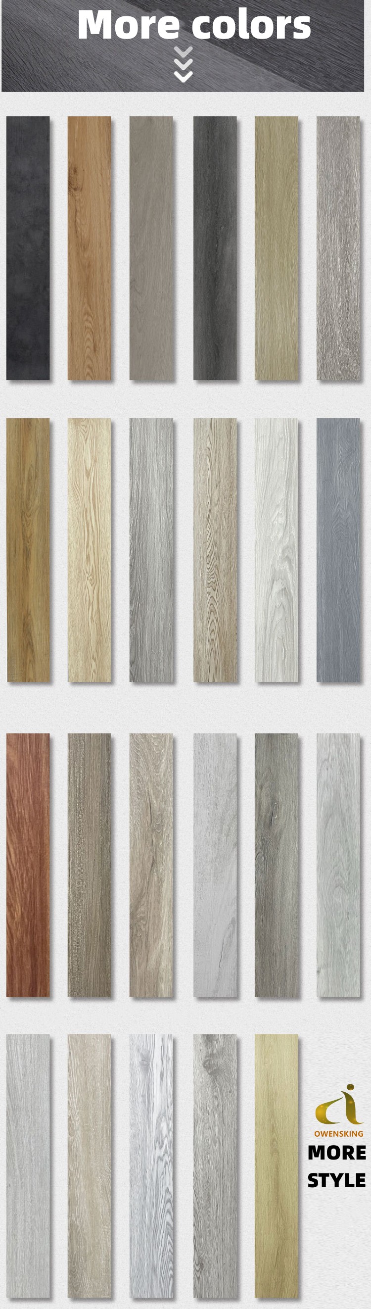 New Design Waterproof Fireproof Anti Scarch 4mm 5mm SPC Click Lock vinyl flooring pvc bus flooring vinyl flooring