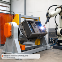 Positionneur de soudage de type L à 2 axes MZD WB2L avec contrôle synchronisé par le soudeur et détection automatique du poids pour l'automatisation de la soudure