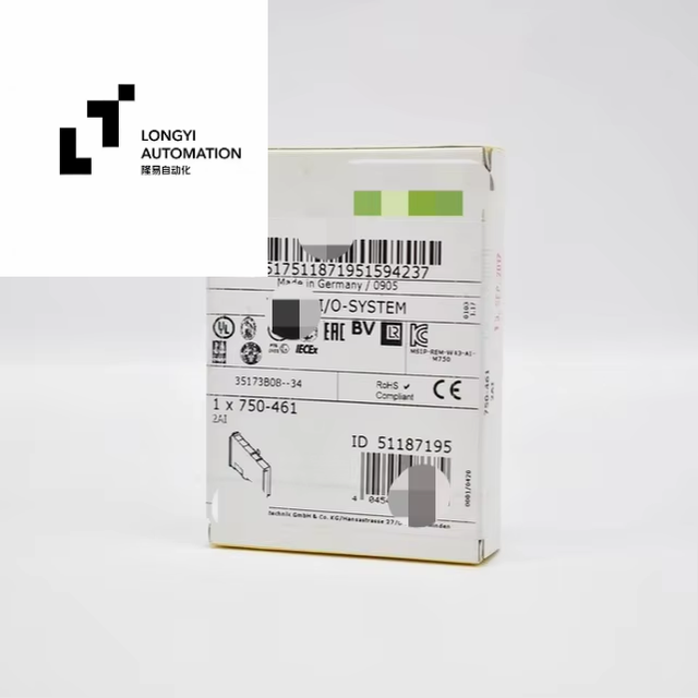 New and Original I/O Systems 2-Channel Analog Input for Resistance Sensors Pt100/RTD 750-461 Stock in Warehouse PLC Programming