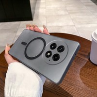 Étui de téléphone magnétique sans fil translucide mat pour OnePlus 13 12 11 10 9 8 7 ACE 2 3 5 Pro Nord 2 3 4 5 Lite
