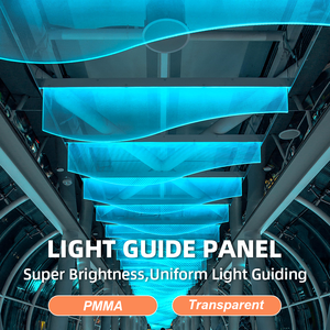 Nhà Máy Rõ Ràng Nhựa Trong Suốt 2Mm <span class=keywords><strong>PMMA</strong></span> Acrylic Hướng Dẫn Bảng Điều Chỉnh/LED Ánh Sáng Hướng Dẫn Tấm Với Kích Thước OEM - Product Image 2