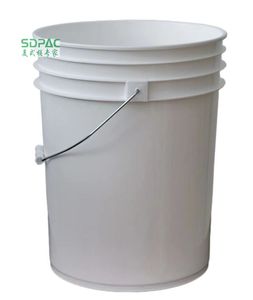 <span class=keywords><strong>Seau</strong></span> de 5 gallons de qualité alimentaire blanc + couvercles à joint gamma, conteneur de stockage sans BPA, <span class=keywords><strong>seau</strong></span> durable en HDPE à large ouverture de 85 mil - Product Image 5