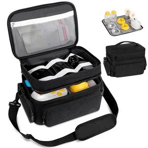 Cooler Bag Travel Waterproof and Wearable Breast Pump Bag Portable Carrying Case Compatible Layer - Product Image 1