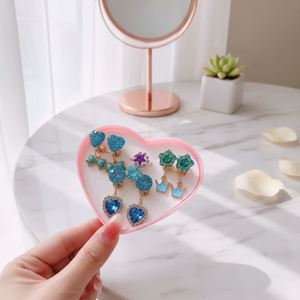 Vendita calda moda moda Huggie orecchini eleganti gioielli fatti a mano luna Set per ragazze all'ingrosso - Product Image 3