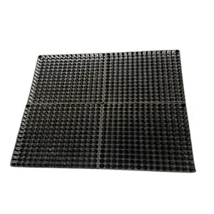 Plastic Drainage Cell Manufacture Plastic Sheet Dimple Drain Plate Basement Internal Wall Drainage Cells Factory Supplier