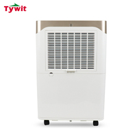 Déshumidificateur déshydratant électrique Tywit 50L, compatible VR, contrôlé par application, 50 pintes, pour l'évacuation automatique de l'eau des sous-sols et piscines