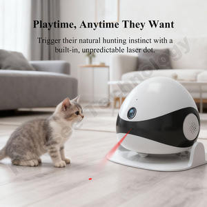 Giocattolo Robotico Automatico <span class=keywords><strong>per</strong></span> Gatti OEM, Palla in ABS con Tracciamento Sicuro e Registrazione tramite App <span class=keywords><strong>per</strong></span> Gatti e Cani - Product Image 3