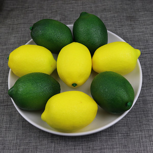 Artificial Lemon Lime Simulated Fruit High Density <b>Foam</b> Material Eco-friendly Fade Resistant Fake Kitchen Display Home Decor - Product Image 5