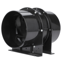 Ventilateur de gaine en ligne à flux mixte personnalisable de 4, 6, 5, 8, 10 pouces pour tente de culture, extracteur silencieux pour hydroponie