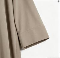 Ensemble deux pièces Premium Jersey Khimar + Jupe pour femme, style modeste léger Dubaï Turc, Moda Maxi, design Abaya naturel