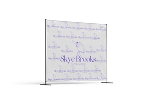 Pop Portable Retractable <b>Banner</b> Backdrop Runner 8X10ft Trade Show Package Roll up Aluminum Alloy Business Bundle - Product Image 2