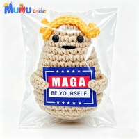 Fabricante de Juguetes Antiestrés de Patata Positiva de Ganchillo Amigurumi de Pelo Amarillo, OEM ODM a Granel, Calidad de Exportación, Regalo Empresarial