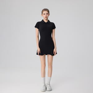 Neueste Design Custom Tennis Rock Gym Fitness-Sets Polo-Kragen Gepolstert Pickle ball Wear Slim Fit Hochwertige Casual Tennis Kleid - Product Image 3