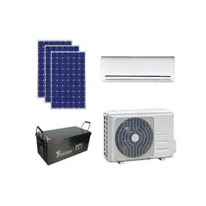 For Home 9000btu 12000btu 18000btu 24000btu Home Hybrid Solar Powered Air Conditioner 100% Solar Air Conditioner