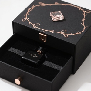 Factory Wholesale Customizable Exquisite Paper <b>Boxes</b> for Perfume Cosmetics Excellent Gift Idea Embossing Sponge Lining Eye Cream - Product Image 3