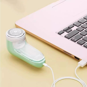 Removedor de Pelusas Eléctrico Portátil Recargable Inalámbrico con Cable, Afeitadora de Tela de Acero Inoxidable para Ropa, Sofá y Coche - Product Image 2