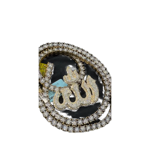 Colgante de cadena de eslabones de moissanita y Diamante helado cultivado en laboratorio de plata 925 personalizado VVS Clarity IGI Certified Trendy Name Letter para hombres - Product Image 4