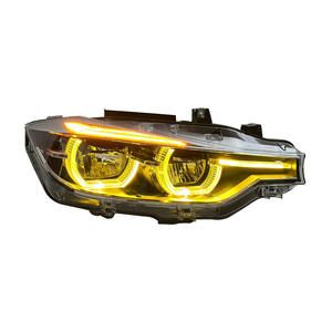 BMW F30 için SJC oto farlar F31 F35 2013-2019 aydınlatma sistemi far çift renkli DRL tak ve çalıştır ön araba ışıkları parçaları - Product Image 6