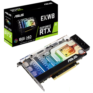 Tarjeta Gráfica para Juegos <span class=keywords><strong>GEFORCE</strong></span> ASU'S EKWB RTX 3070 8G Usada, con Soporte para Refrigeración Líquida y Overclocking - Product Image 1