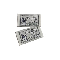 Étiquettes tissées en satin de polyester personnalisées pour vêtements, t-shirts pour enfants, chaussures et sacs - Durables et éco-responsables