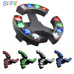 Clair de lune lame Led abeille oeil tête mobile lumière boîte de nuit barre Rgbw 4In1 coloré lune cimeterre lumière pour Dj Disco - Product Image 6
