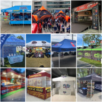 Tente pliable en acier Maxcanopy 10x10 tente Tenda Gazebo 3x3 affichage extérieur publicité tente de plage pliante auvent