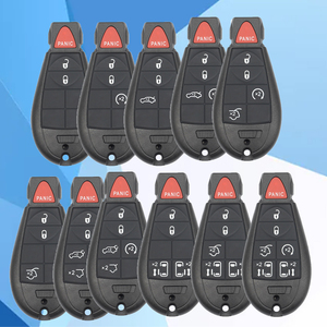 Szmaishi Keyless nhập từ xa Shell cho chry-sler jee-p do-dge fobik 3/4/5/6/7 nút thông minh bán buôn xe trống Key Fob trường hợp - Product Image 6