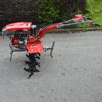 Motoculteur diesel 5hp 7hp 9hp 13hp, moteur diesel 186fa, cultivateurs de désherbage avec lampes de couverture, démarrage électrique pour les fermes, utilisation domestique