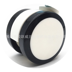 Roulettes pour meubles, roulettes pivotantes de 2,5 pouces, noires et blanches, durables, pour chaise de bureau, équipement médical - Product Image 5