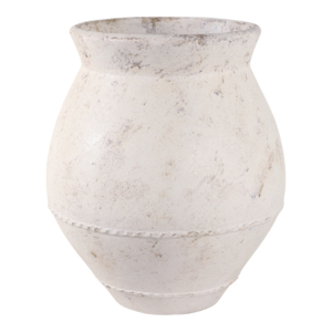 Vaso in Ceramica Rotondo Tradizionale, Vaso Rustico in Terracotta per Fiori, Decorazione per Casa, Camera da Letto, Ufficio e Tavolo - Product Image 4