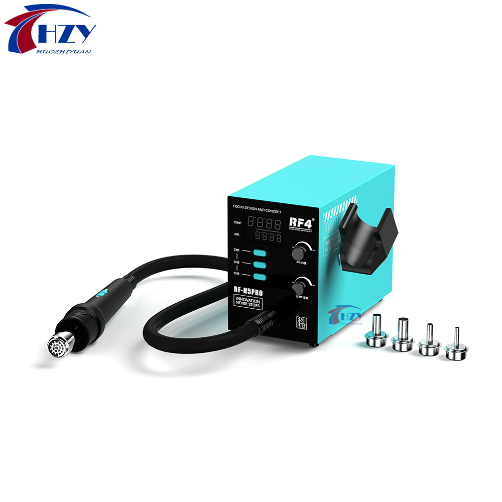 RF4 RF-H5 PRO 800 Вт, электростанция для пайки, пистолет горячего воздуха, переделка с цифровым экраном для мобильного ремонта, сварочный инструмент