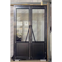 Design américain moderne KFC Poulet Commercial Swing Entry USA Storefront Front Glaze Verre blanc pour application extérieure