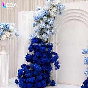 LEDA Wedding <b>Party</b> Decor Supplies Simple White Acrylic Hanging Flower Three-piece Set Wedding <b>Backdrop</b> - Product Image 4