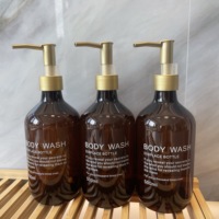 Bouteilles PET transparentes 100ml 150ml 200ml 300ml 500ml avec pulvérisateur à pompe, impression sérigraphique, couleur personnalisée, pour savon liquide, shampoing, produits capillaires