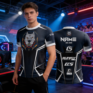 Camiseta de Esports Personalizada OEM 100% Poliéster, Sublimación Completa, para Equipos de Gaming - Product Image 4