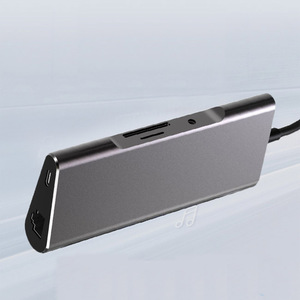 9 en 1 <span class=keywords><strong>USB</strong></span>-C <span class=keywords><strong>3.1</strong></span> vers Type-C <span class=keywords><strong>USB</strong></span> 3.0 Hub HDMl RJ45 Ethernet SD TF OTG Adaptateur - Product Image 5