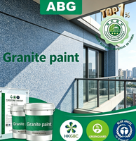 Peinture acrylique élastique anti-UV pour granit, revêtement décoratif pour pierre, traitement des surfaces de maçonnerie extérieure de villas