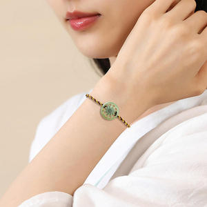 Pulsera de Jadeíta Verde Natural, Diseño Original, Moda UNISEX, Regalo con Certificado de Tasación SL150 - Product Image 4