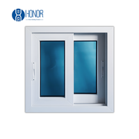 Ventana corredera PVC/UPVC a medida resistente a huracanes Calidad premium probada UE perfil de gama alta precio competitivo