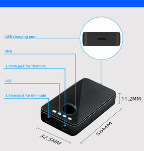 New Arrival nhà máy Bán buôn giá rẻ 2 trong 1 <span class=keywords><strong>Bluetooth</strong></span> Transmitter <span class=keywords><strong>Receiver</strong></span> 3.5 mét jack <span class=keywords><strong>Bluetooth</strong></span> Adapter không dây Dongle cho TV - Product Image 5