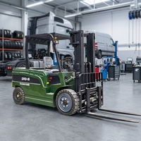 CE Elektrikli Forklift 2.5T 3T 3.5T 4T 3m 4m 5m 6m Kaldırma Yüksekliği Yüksek Verimli Depo Forklifti