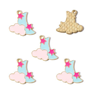 만화 오일 드롭 아연 합금 동화 성 마차 펜던트 DIY 팔찌 및 목걸이 참 장식 액세서리 W890 - Product Image 4
