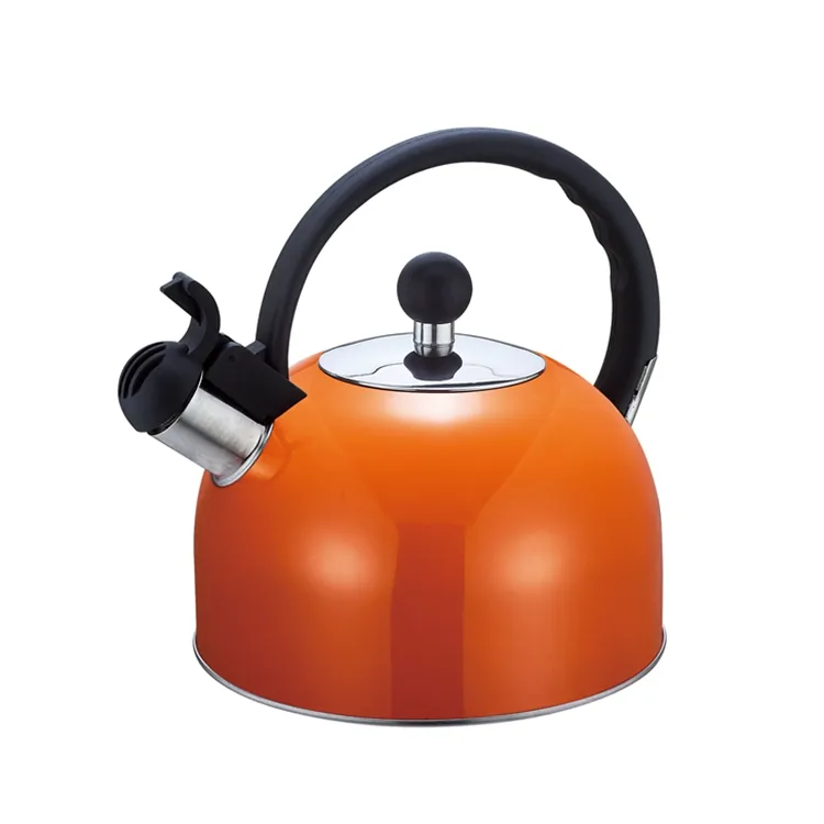 quality color painting 2.5L stainless steel whistle kettle tea kettle water kettles