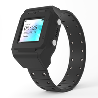 Pulsera antidespegue GPS a prueba de manipulaciones Seguimiento en tiempo real Preciso GEO-Fence Pulsera impermeable Reloj GPS infractor