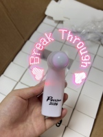 Regalos Gratis, Mini Ventilador de Mano LED Personalizable, Batería Reemplazable, Logotipo Personalizado, para Uso Doméstico y Hotelero, Moderno
