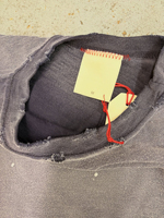 TOPSHOW Vente en gros T-shirt ample vintage personnalisé pour homme, effet vieilli, déchiré, délavé au soleil, délavé à l'acide avec éclaboussures de peinture