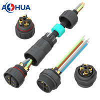 Faisceau de câblage extérieur 25A, fixation par vis 4 broches, connecteur mâle-femelle étanche IP68 à 4 broches