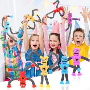 Nouveau jouet robot électrique amusant à ventouse télescopique, anti-stress, flexible et pliable, multicolore, pour les 5-13 ans - Product Image 4