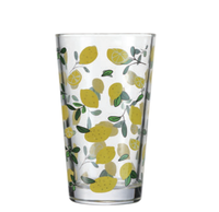 Verre à bière/eau personnalisé avec logo, résistant au lave-vaisselle et aux hautes températures, idéal pour la vente en gros